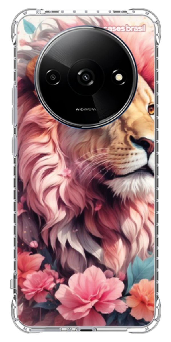 Capinha para Celular Leão Floral