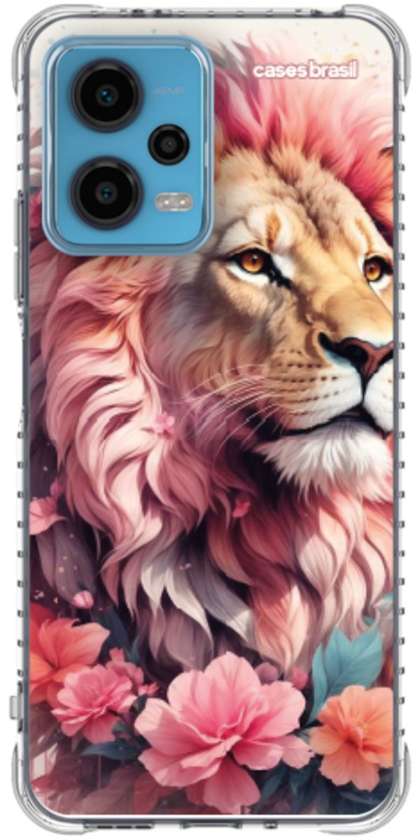 Capinha para Celular Leão Floral