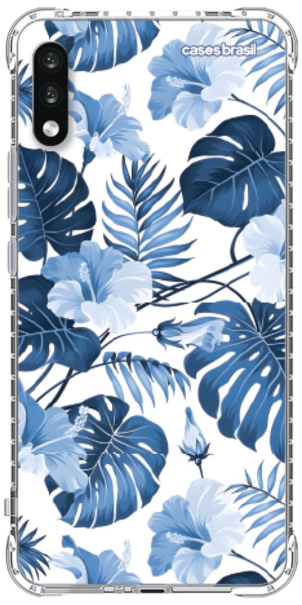 Capinha para Celular Jardim Azul Tropical