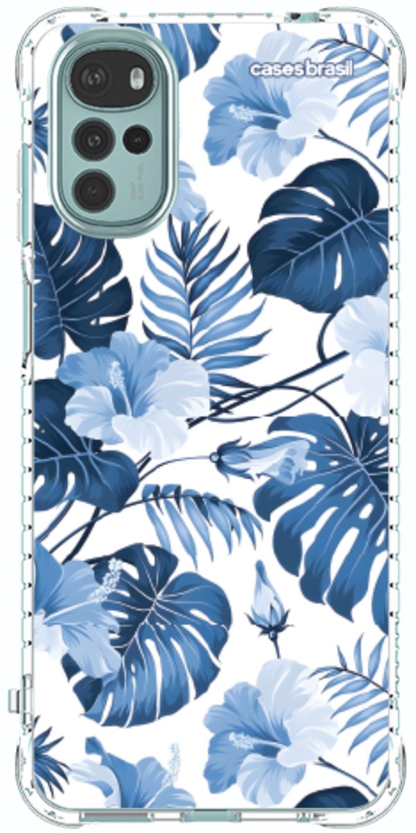 Capinha para Celular Jardim Azul Tropical