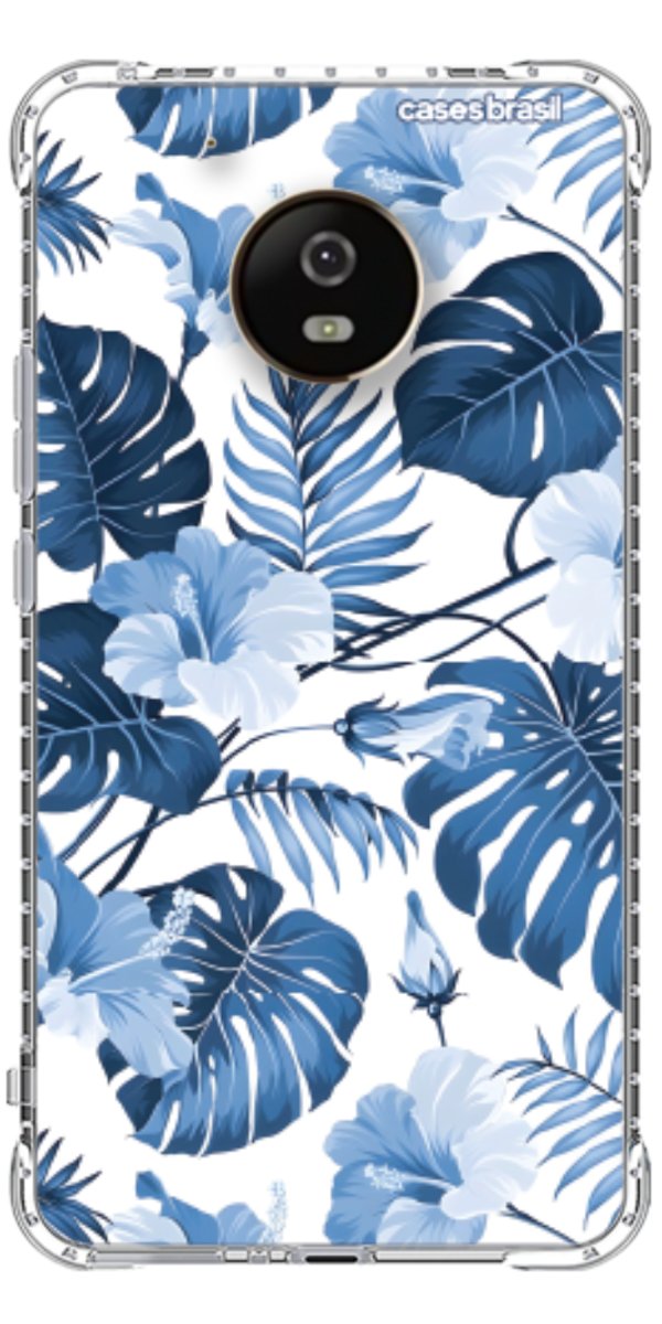 Capinha para Celular Jardim Azul Tropical
