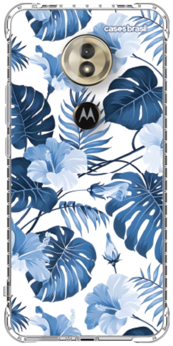 Capinha para Celular Jardim Azul Tropical