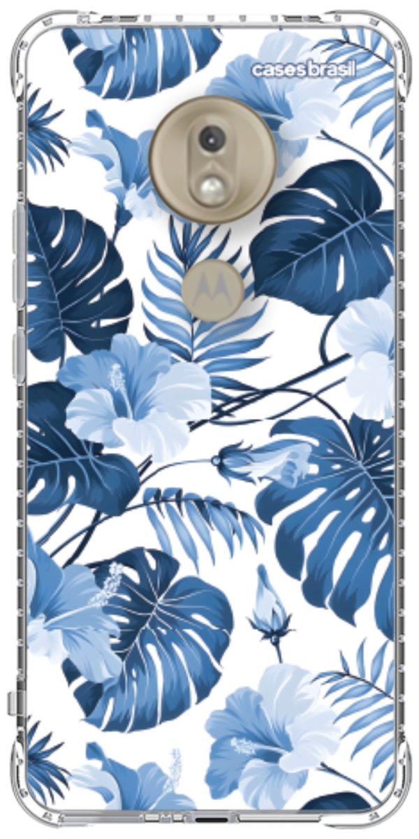 Capinha para Celular Jardim Azul Tropical