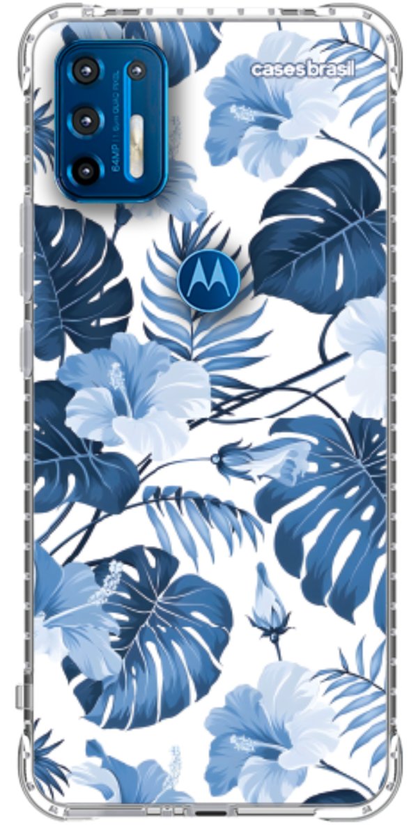 Capinha para Celular Jardim Azul Tropical
