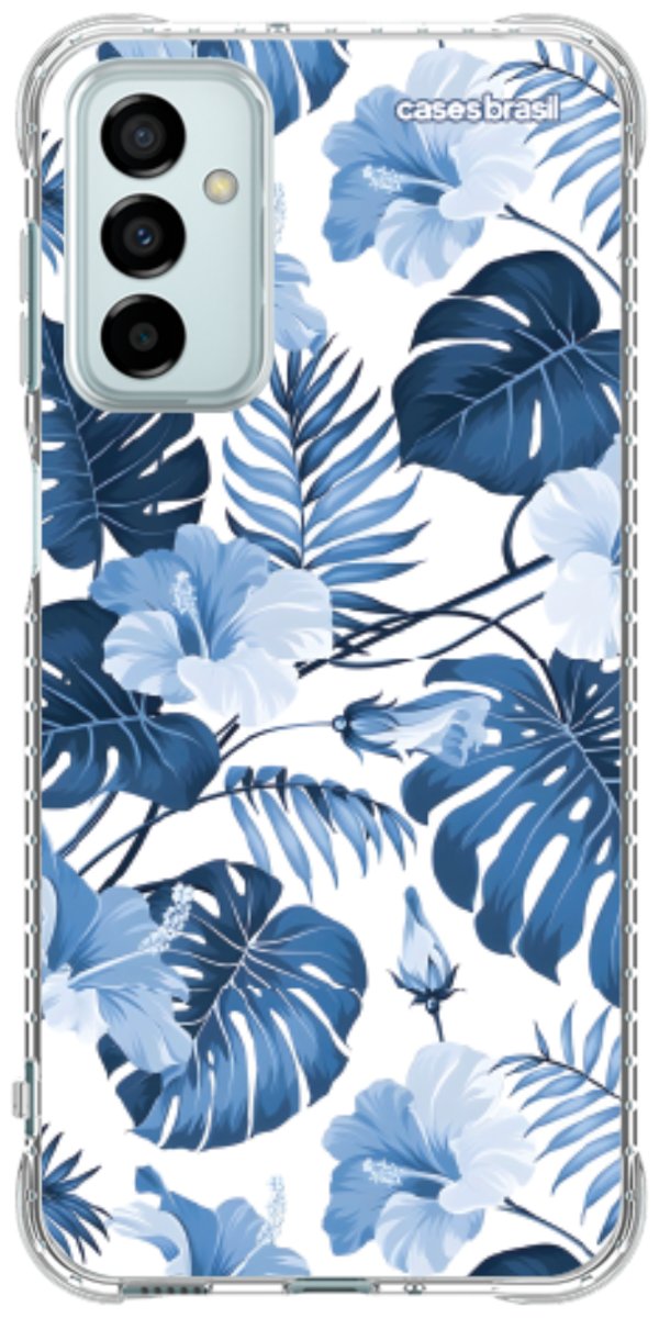 Capinha para Celular Jardim Azul Tropical