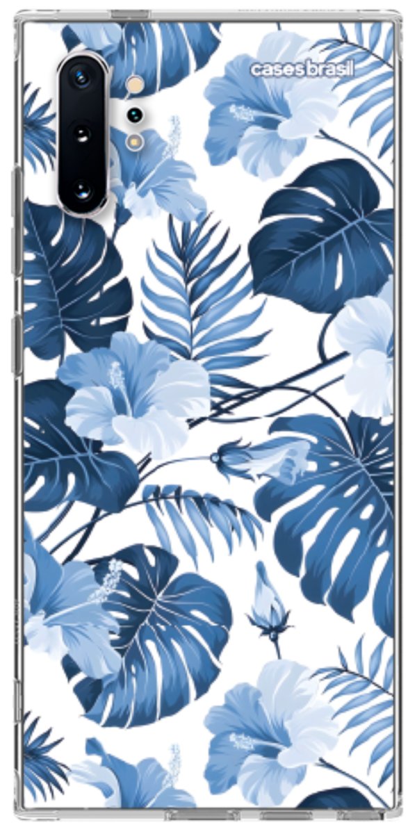 Capinha para Celular Jardim Azul Tropical