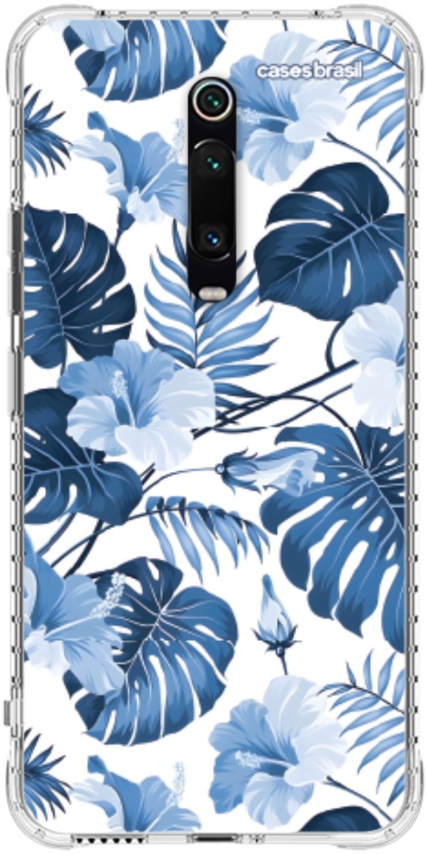 Capinha para Celular Jardim Azul Tropical