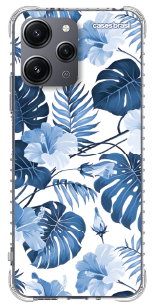Capinha para Celular Jardim Azul Tropical