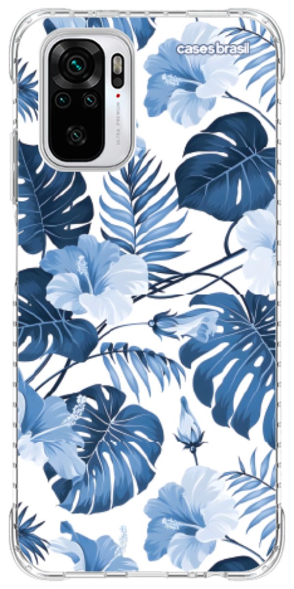 Capinha para Celular Jardim Azul Tropical